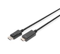 DIGITUS DisplayPort to HDMI adapter cable - UHD 4k/60Hz - HDMI 2.0 - Displayport