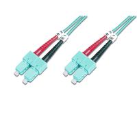 DIGITUS DK-2522-02/3 - Fibre Optic Cable OM3 - 2 m - ST to SC - Duplex Fibre Opt