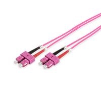 DIGITUS DK-2522-02-4 - Fibre Optic Cable OM4 - 2 m - SC to SC - Duplex Fibre Opt