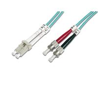 DIGITUS DK-2531-03/3 - Fibre Optic Cable OM3 - 3 m - LC to ST - Duplex Fibre Opt