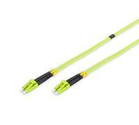 DIGITUS DK-2533-07-5 - Fibre Optic Cable OM5 - 7 m - LC to LC - Duplex Fibre Optic Cable - 1/10/40/100 Gbit/s - MM Multimode Fibre Optic LAN Cable - Fibre Type: 50/125 µ - Lime Green