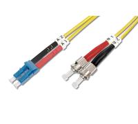 DIGITUS DK-2931-02 - Fibre Optic Cable OS2 - 2 m - LC to ST - Duplex Fibre Optic