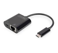 Digitus DN-3027 USB-C to RJ45 Adapter USB-C Plug RJ45 Socket USB-C...