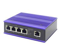 Digitus 8 port Fast Ethernet network switch, industrial, unmanaged, 1