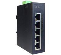 DIGITUS Network Switch 5-Port - DIN rail or wall mounting - Gigabit Ethernet RJ45 sockets - DIN rail - 1 GBit/s