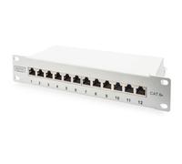 Digitus DN-91612S-EA-G 12-port CAT 6A network patch panel 254mm 10" 1U