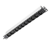 DIGITUS PDU 1HE 8xC13 2xC19 Ausgange 230V/16A NEW