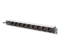 Digitus DN-95437 power distribution unit (PDU) 9 AC outlet(s) 1U Black