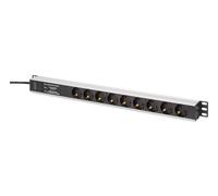 Digitus DN-95438 power distribution unit (PDU) 9 AC outlet(s) 1U Black