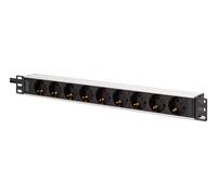 Digitus DN-95440 power distribution unit (PDU) 9 AC outlet(s) 1U Black