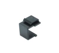 Digitus DNBLIND Locking Cap for Blank Patch Panels Or Sockets, Black, Keystone M