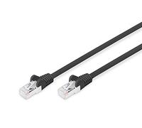 DIGITUS Ethernet Cables, Extra Long Patch Cable, CAT6, RJ45 St/St, 10.0m, S-FTP, AWG 27/7, LSZH, Black