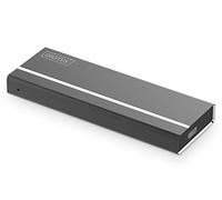 DIGITUS External USB Type C 3.1 SSD enclosure for M.2 NVMe SSDs - M.2 module type 2280, 2260, 2242, 2230 - M/B+M-Key - up to 10 Gbit/s - incl. USB-C cable - Black