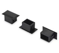 Digitus albplcd Pack of 100 of Closure Plugs for holes in Panels with Fibre Optic LC Connectors