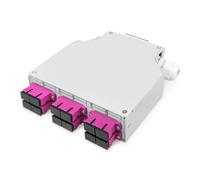 Digitus Fiber optic DIN rail box. MM-OM4. assembled. with SC adapter a