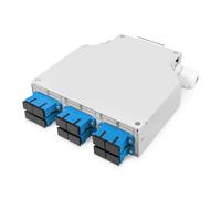 Digitus Fiber optic DIN rail box. OS2. equipped. with SC adapter and p