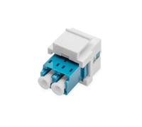 Digitus Fiber optic LC/LC duplex coupler. Singlemode. Keystone module