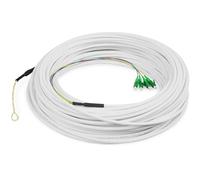 Digitus FTTH Drop Cable - Singlemode - OS2-4 Fibres - 4 LC/APC Connectors - bend-optimised G.657A2 - LSZH - 30 m - fibre optic cable