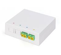 Digitus FTTH Enclosure with 2 x LC/APC DX shutter couplers