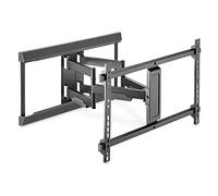 Digitus Full-Motion TV wall mount - for 37-80" TVs or monitors - 60 kg max. load - VESA 200x100 to 600x400 - extendable, swivelling, tilting - integrated cable management - black