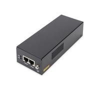 DIGITUS Ethernet PoE++ Injector - Gigabit - IEEE 802.3bt - 85W Power over Ethernet budget - Auto detection of PoE devices - 100m range - Black