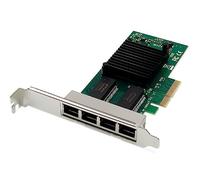 DIGITUS Gigabit Ethernet Server Network Card - 4 Port RJ45 - NIC - Intel I350 - halogen-free - 10/100/1000 Mbps