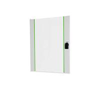DIGITUS Glass front door for 16U wall mounting cabinets pivot lever with profile half cyl., key, grey