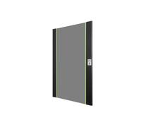 DIGITUS glass replacement door for Unique network cabinet - 20U - suitable for DN-19 20-U-SW, DN-19 20U-6/6-SW, DN-19 20-U-3-SW - with lock and key - safety glass - black