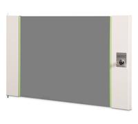 DIGITUS glass replacement door for Unique network cabinet - 7U - suitable for DN-19 07-U, DN-19 07U-6/6, DN-19 07-U-3 - with lock and key - safety glass - grey