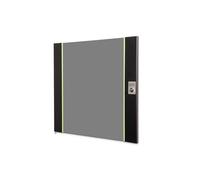 DIGITUS Glass Replacement Door for Unique Network Cabinet - 12U - Fits DN-19 12-U-SW, DN-19 12U-6/6-SW, DN-19 12-U-3-SW - With Lock & Key - Safety Glass - Black