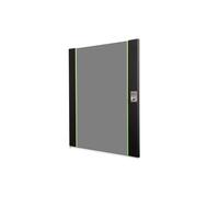 DIGITUS Glass Replacement Door for Unique Network Cabinet - 16U - Fits DN-19 16-U-SW, DN-19 16U-6/6-SW, DN-19 16-U-3-SW - With Lock & Key - Safety Glass - Black