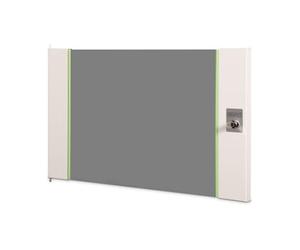 DIGITUS glass replacement door for Unique network cabinet - 7U - suitable for DN-19 07-U, DN-19 07U-6/6, DN-19 07-U-3 - with lock and key - safety glass - grey