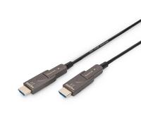 Digitus HDMI AOC Hybrid fibre optic cable - 30m - HDMI 2.0b - 4k/60Hz - detachab