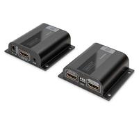 DIGITUS HDMI Extender Set, 50 m over network cable (CAT 6/6a/7), EDID, 1x HDMI loop out, FHD, 1080p