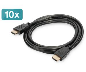 Digitus HDMI High Speed with Ethernet Connection Cable. Pack of 10 pcs