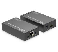 DIGITUS HDMI IP Extender Set, Full HD (1080p/60Hz), 120 m Range, Black