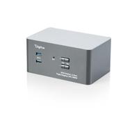 Digitus HDMI KVM switch - 2 PCs, 3 monitors - 4K 60Hz | 2 USB 3.0 ports - 2 USB 2.0 ports for mouse & keyboard - Hot-key switching - 4x DP, 2x HDMI inputs