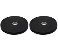 DIGITUS Hook and Loop Tape on roll, Cable Management for Copper or Fibre Optic Cables, can be Cut to Size, Width 15 mm, Length 10 m, Black (Pack of 2)