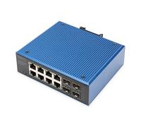 Digitus Industrial 8+4 port Gigabit Ethernet PoE switch