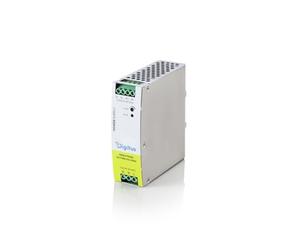 DIGITUS Industrial DIN-rail power supply - 24 V DC / 5 A / 120 W - Input voltage 90-264 V AC - 40 mm width - DIN-rail mounting in control cabinet - Grey