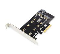 Digitus IO Card - PCIe - M.2 NGFF/NVMe Interface Card - 2-Port - M.2 (2230, 2242