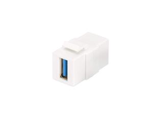Digitus Keystone Connector USB 3.0 - for DN-93832 - Pure White (RAL 9003) Keysto