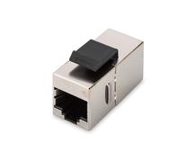 DIGITUS Keystone Coupling Cat 5e Shielded - 2x RJ45 jack - 100 MHz 1GBase-T Clas