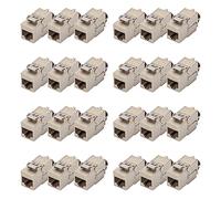 DIGITUS Keystone module cat. 6A shielded - 24 pieces - RJ45 - multi-design - 500 MHz 10G Base-T - metal clip - tool free