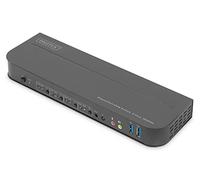 Digitus KVM Switch. 4-Port. 4K60Hz. 4 x DP in. 1 x DP/HDMI out