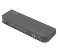 Digitus KVM Switch. 4-Port. 4K60Hz. 4 x DP in. 1 x DP/HDMI out