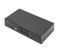 Digitus KVM Switch, 4x1 DP, DP Out,USB