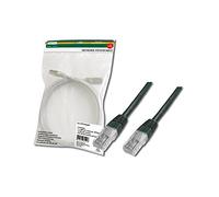 DIGITUS LAN Cable Cat 5e - 0.5m - RJ45 Network Cable - U/UTP Unshielded - Compatible with Cat6 & Cat5 - Black