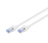Digitus LAN Cable Cat 5e - 2m - RJ45 Network Cable - SF/UTP Shielded - Compatible with Cat-6 & Cat-6A - Grey