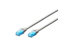 Digitus LAN Cable Cat 5e - 30m - CCA Network Cable with RJ45 - U/UTP Unshielded - Compatible with Cat6 & Cat5 - Grey